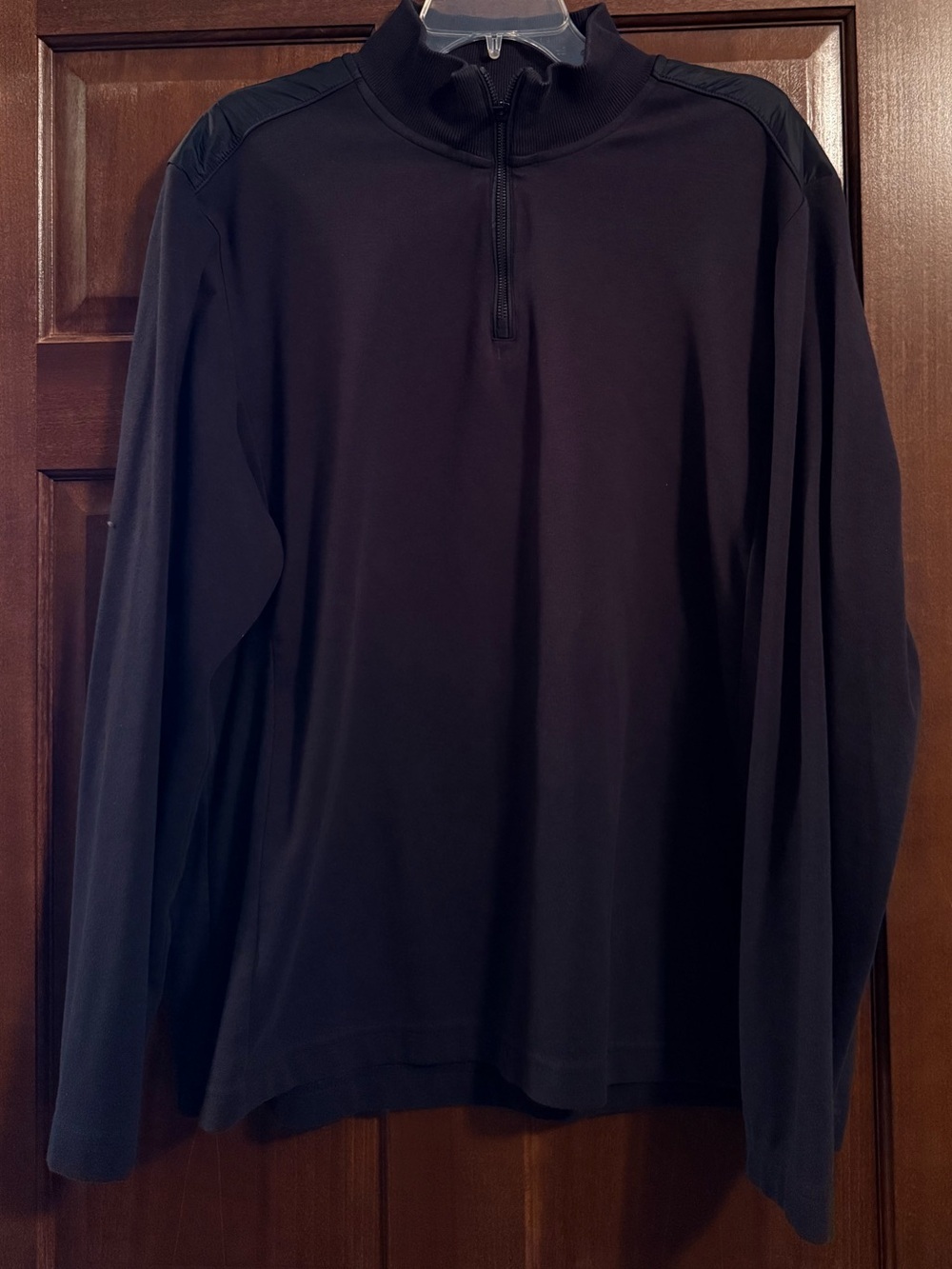 Kenneth Cole Awearness Men's Black Quarter-Zip Pullover